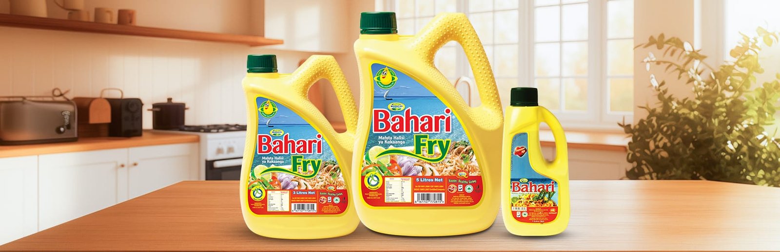 Bahari Fry Vegetable Cooking Oil Banner