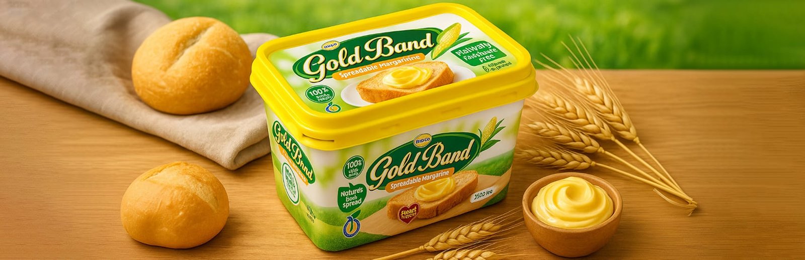 Gold Band Margarine Banner Image
