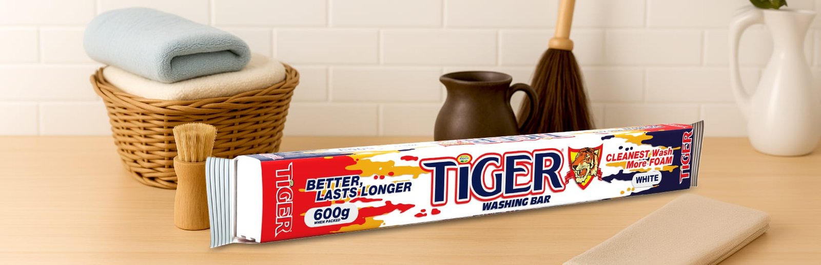 Tiger Washing Bar Soap Banner Image