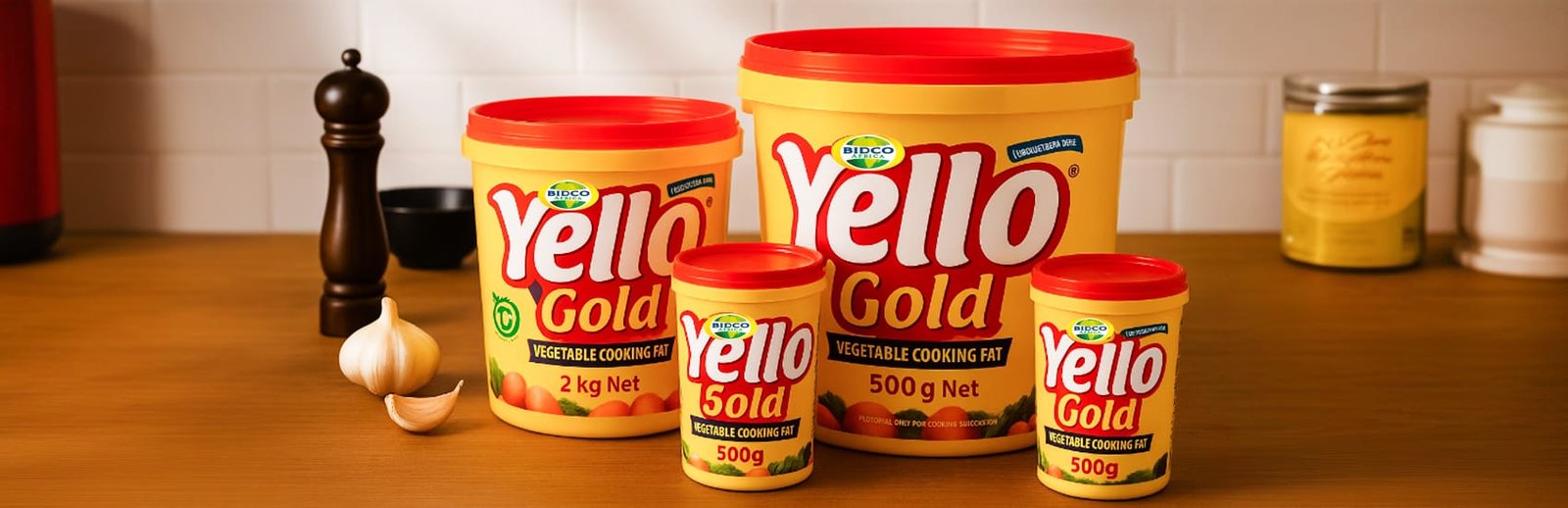 Yello Gold Vegetable Cooking Fat Banner Image