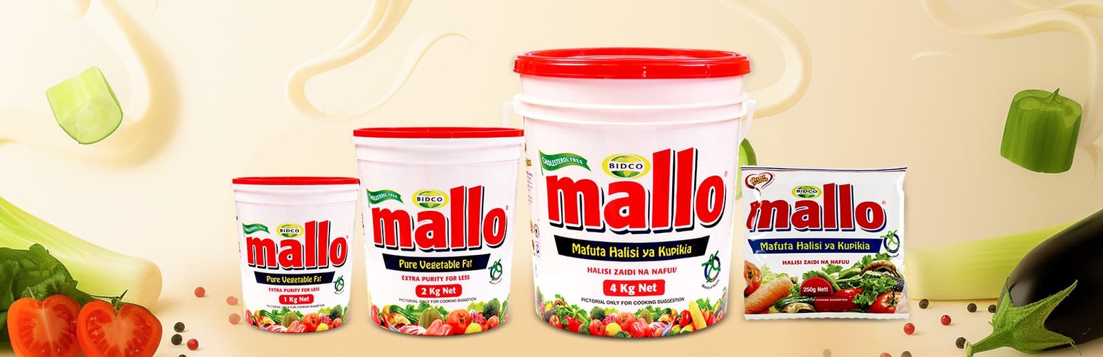 Mallo Vegetable Cooking Fat Banner Image