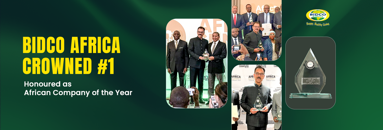 Bidco Takes the Throne Honoured as African Company of the Year!